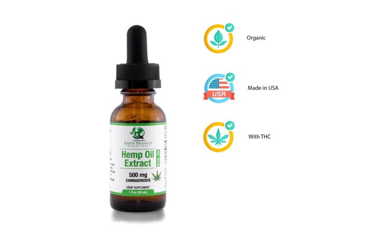 Hemp Oil Extract 500mg - Full Spectrum (withTHC)